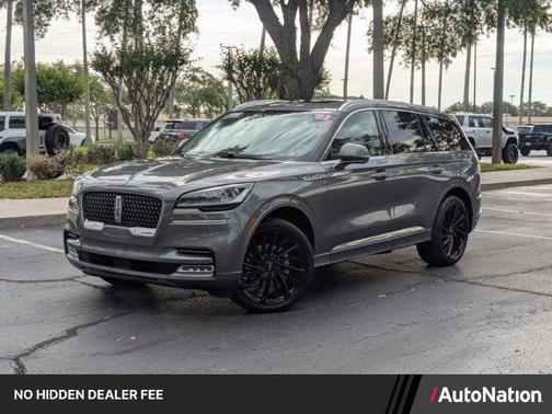 Asher Gray Metallic Clearcoat 2022 Lincoln Aviator Reserve AWD