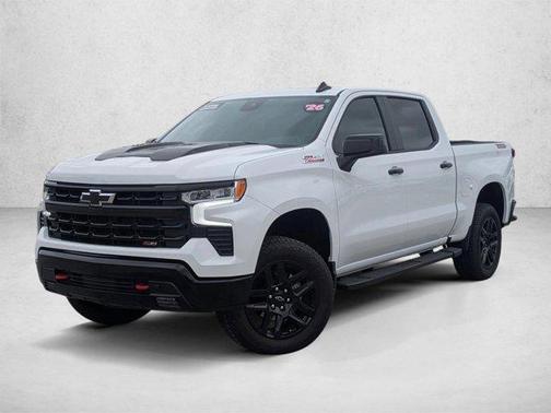 Summit White 2026 Chevrolet Silverado 1500 LT Trail Boss