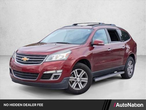 Siren Red Tintcoat 2017 Chevrolet Traverse 1LT