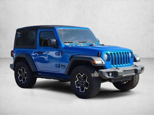 Hydro Blue Pearlcoat 2021 Jeep Wrangler Sport S