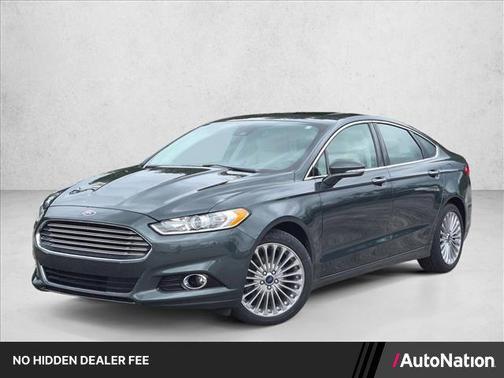 Deep Impact Blue 2016 Ford Fusion Titanium