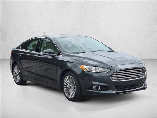 Deep Impact Blue 2016 Ford Fusion Titanium