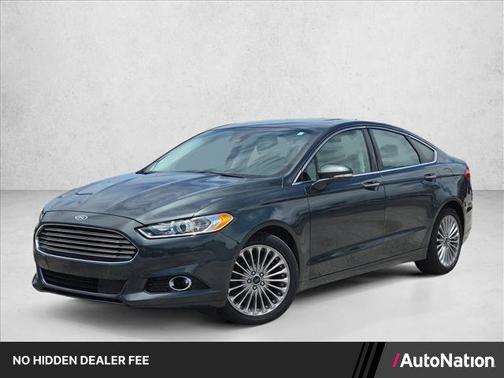 Deep Impact Blue 2016 Ford Fusion Titanium