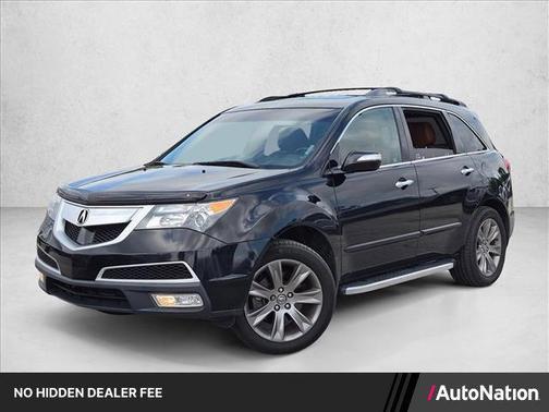 Crystal Black Pearl 2012 Acura MDX 3.7L