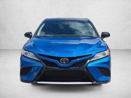 Blue Streak/Midnight Black Metallic 2020 Toyota Camry XSE