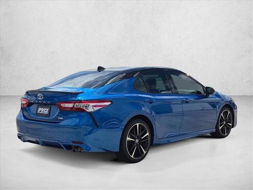 Blue Streak/Midnight Black Metallic 2020 Toyota Camry XSE