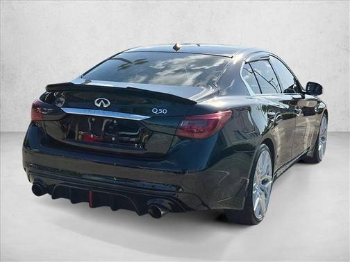 Black Obsidian 2020 INFINITI Q50 3.0t LUXE