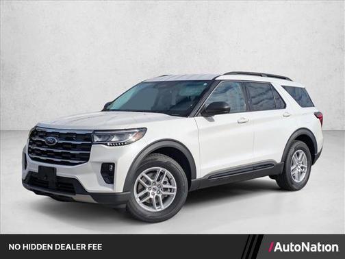 Star White Metallic Tri-Coat 2026 Ford Explorer Active