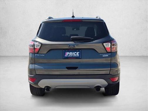 White Platinum Metallic Tri-Coat 2017 Ford Escape Titanium