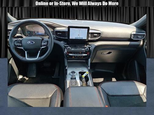 AGATE BLACK METALLIC 2023 Ford Explorer ST-Line
