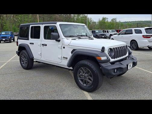 Bright White Clearcoat 2025 Jeep Wrangler Sport S