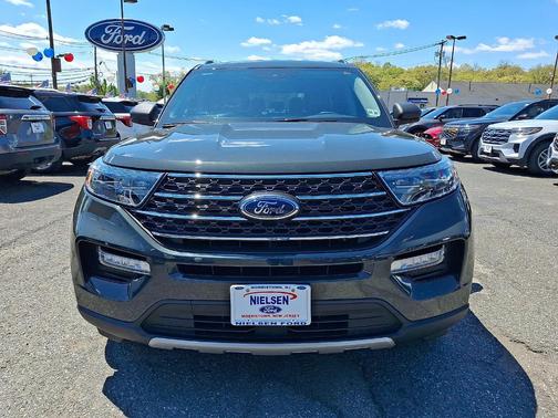 FORGED GREEN METALLIC 2023 Ford Explorer XLT
