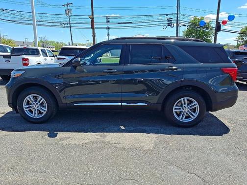 FORGED GREEN METALLIC 2023 Ford Explorer XLT