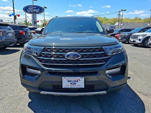 FORGED GREEN METALLIC 2023 Ford Explorer XLT