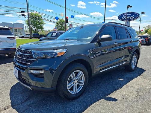 FORGED GREEN METALLIC 2023 Ford Explorer XLT