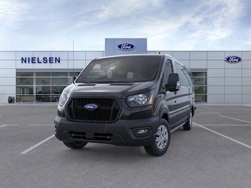 AGATE BLACK METALLIC 2024 Ford Transit-350 XL