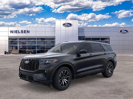 Agate Black Metallic 2026 Ford Explorer ST-Line