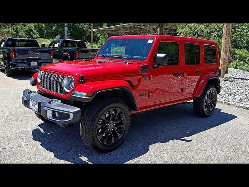 Firecracker Red Clearcoat 2025 Jeep Wrangler 4xe Sahara