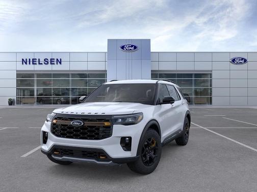 SPACE WHITE METALLIC 2026 Ford Explorer Tremor