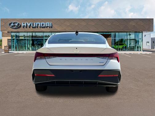 White 2025 Hyundai ELANTRA HEV Blue