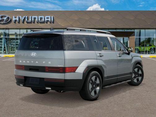 Shimmering Silver 2026 Hyundai SANTA FE HEV SEL