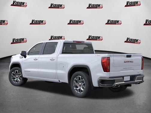 Glacier White Tricoat 2026 GMC Sierra 1500 SLT