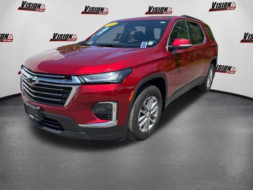Radiant Red Tintcoat 2023 Chevrolet Traverse LT Cloth