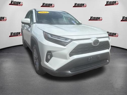 White 2025 Toyota RAV4 XLE Premium