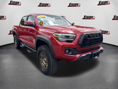Barcelona Red Metallic 2021 Toyota Tacoma TRD Off Road