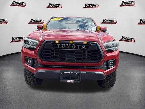Barcelona Red Metallic 2021 Toyota Tacoma TRD Off Road