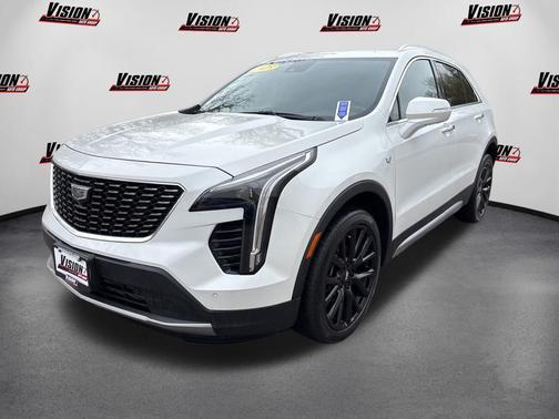 Crystal White Tricoat 2023 Cadillac XT4 Premium Luxury