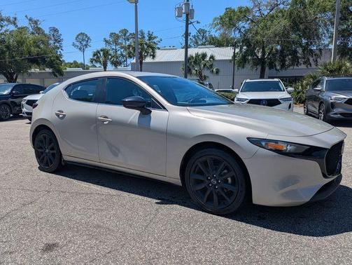 Platinum Quartz Metallic 2024 Mazda Mazda3 FWD w/Select Package