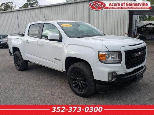Summit White 2022 GMC Canyon Elevation