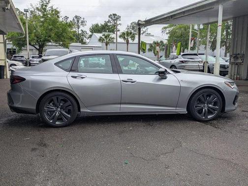 Lunar Silver Metallic 2023 Acura TLX A-Spec