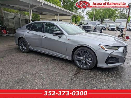 Lunar Silver Metallic 2023 Acura TLX A-Spec