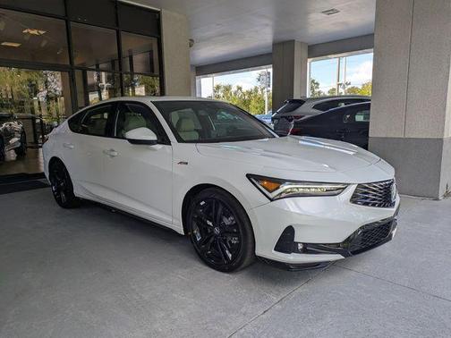 Platinum White Pearl 2026 Acura Integra A-Spec