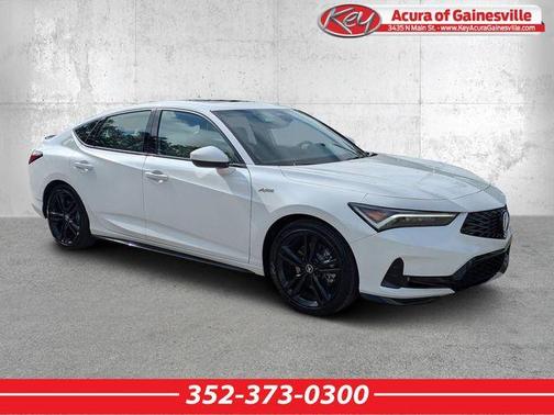 Platinum White Pearl 2026 Acura Integra A-Spec