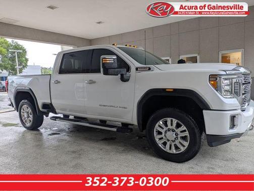 White Frost Tri-Coat 2020 GMC Sierra 2500 Denali