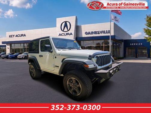 Bright White Clearcoat 2025 Jeep Wrangler Sport