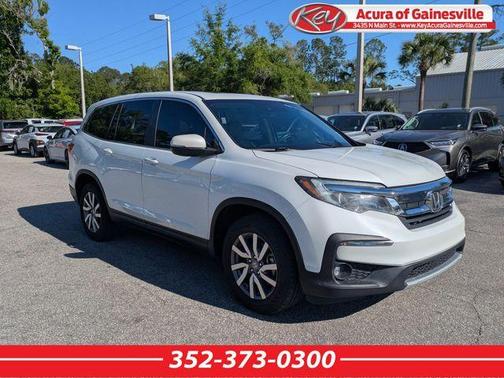 Platinum White Pearl 2021 Honda Pilot EX-L