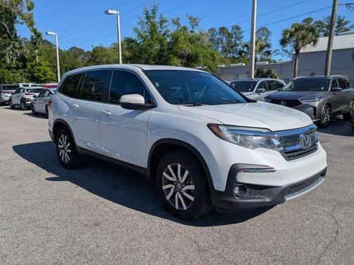 Platinum White Pearl 2021 Honda Pilot EX-L