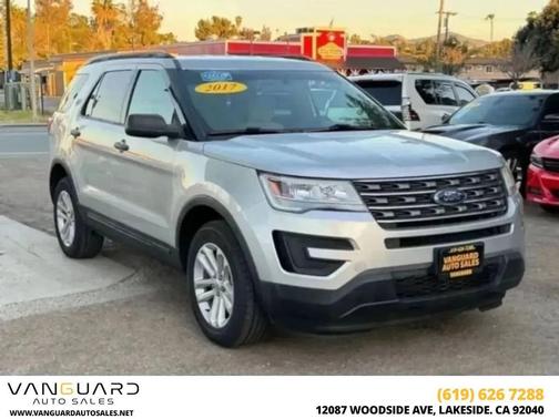 Ingot Silver Metallic 2017 Ford Explorer sport