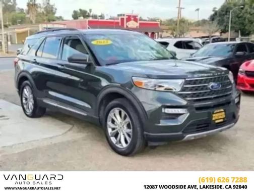 Forged Green Metallic 2022 Ford Explorer XLT