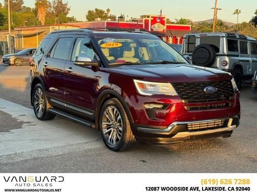 Burgundy Velvet Metallic Tinted Clearcoat 2019 Ford Explorer Platinum