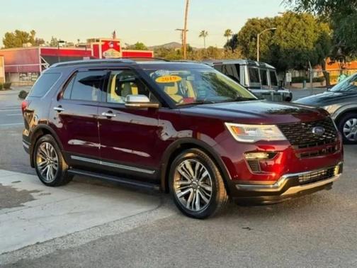 Burgundy Velvet Metallic Tinted Clearcoat 2019 Ford Explorer Platinum