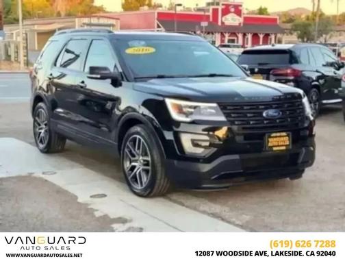 Shadow Black 2016 Ford Explorer Sport