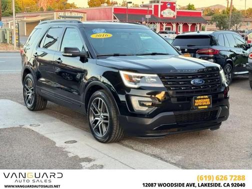 Shadow Black 2016 Ford Explorer Sport