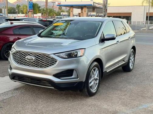 Iconic Silver Metallic 2024 Ford Edge SEL