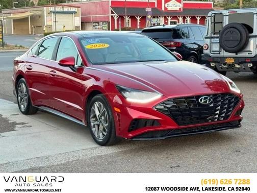 Calypso Red 2020 Hyundai SONATA SEL