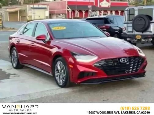 Calypso Red 2020 Hyundai SONATA SEL